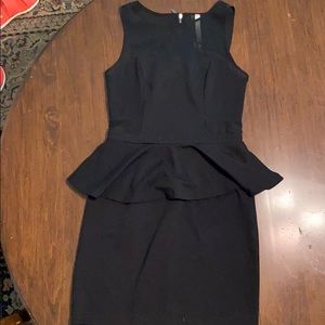 Black Peplum Shirt